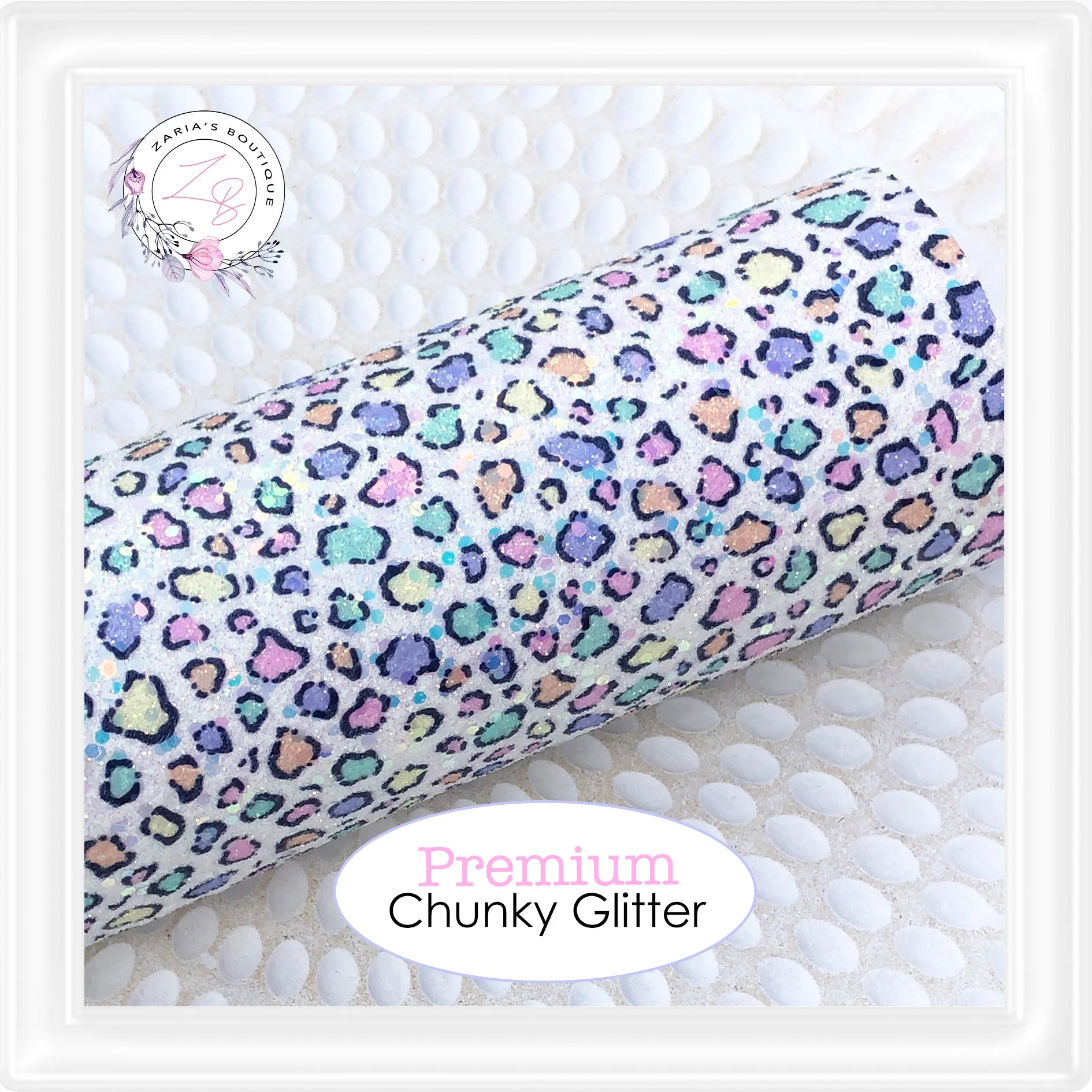 • Premium chunky Glitter • Leopard Spots •