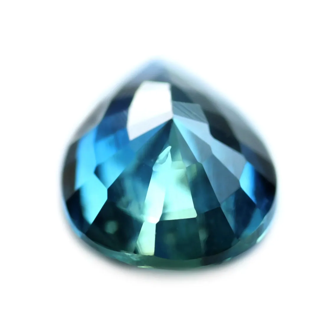 0.78ct Certified Natural Teal Sapphire