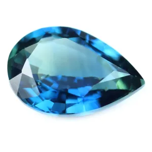 0.78ct Certified Natural Teal Sapphire