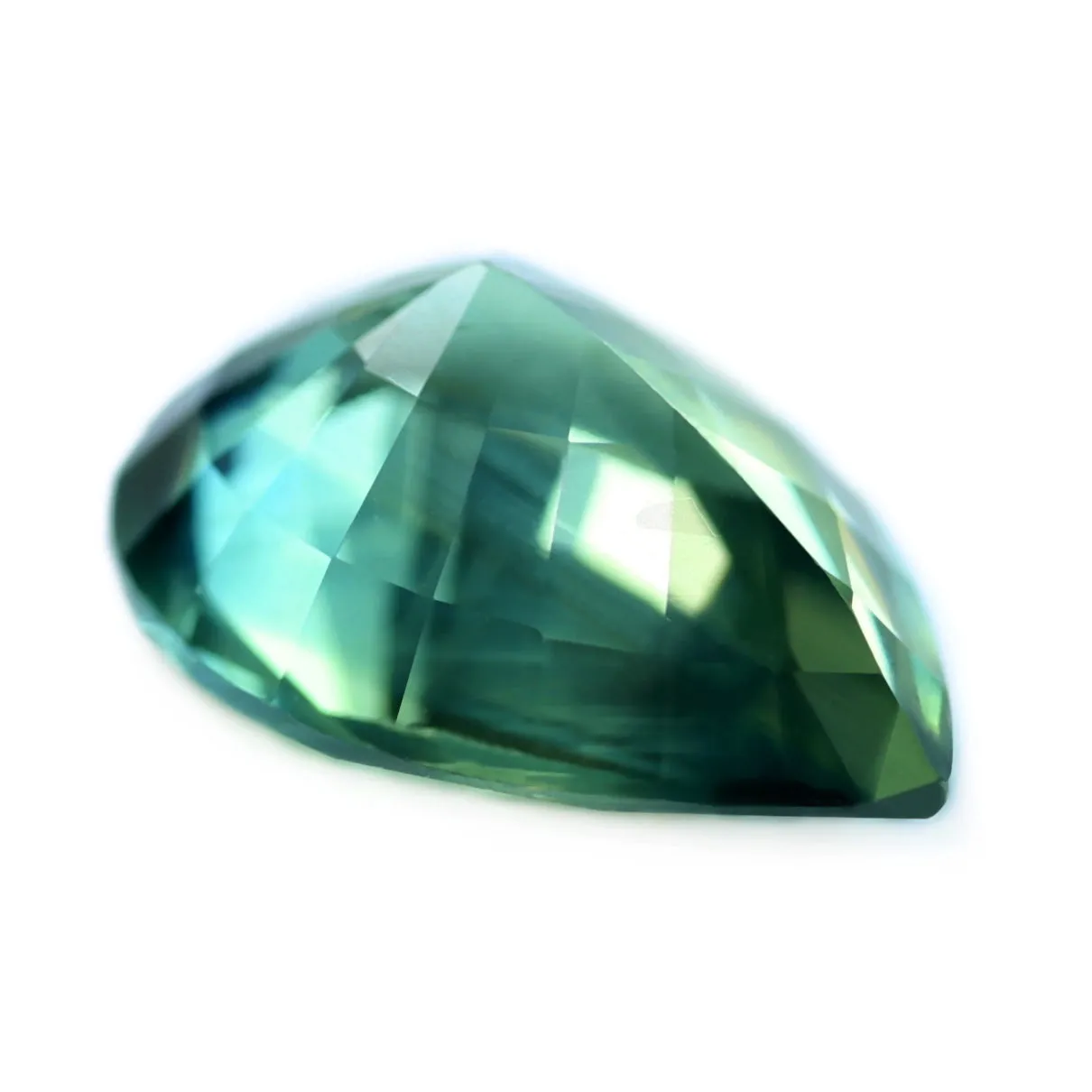 0.85ct Certified Natural Teal Sapphire