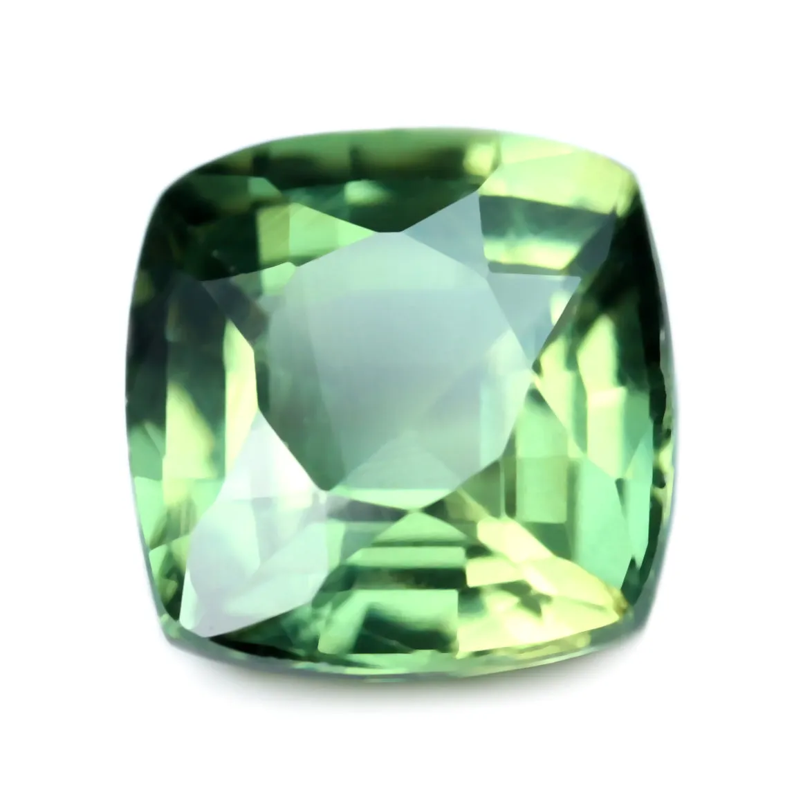 0.86ct Certified Natural Green Sapphire
