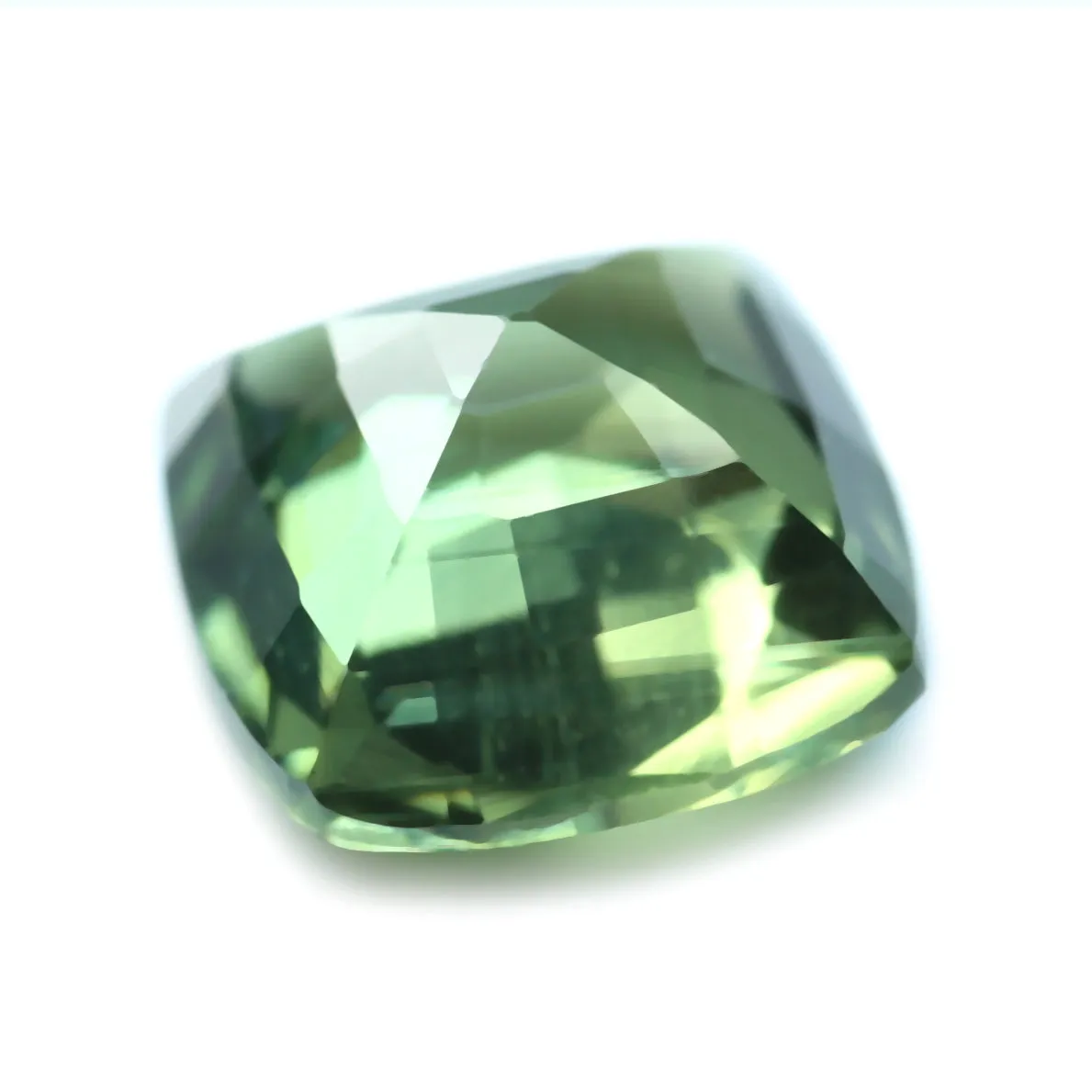 0.86ct Certified Natural Green Sapphire