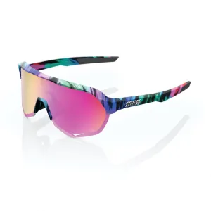 100% S2 - Peter Sagan LE Soft Tact Tie Dye - Purple Multilayer Mirror Lens