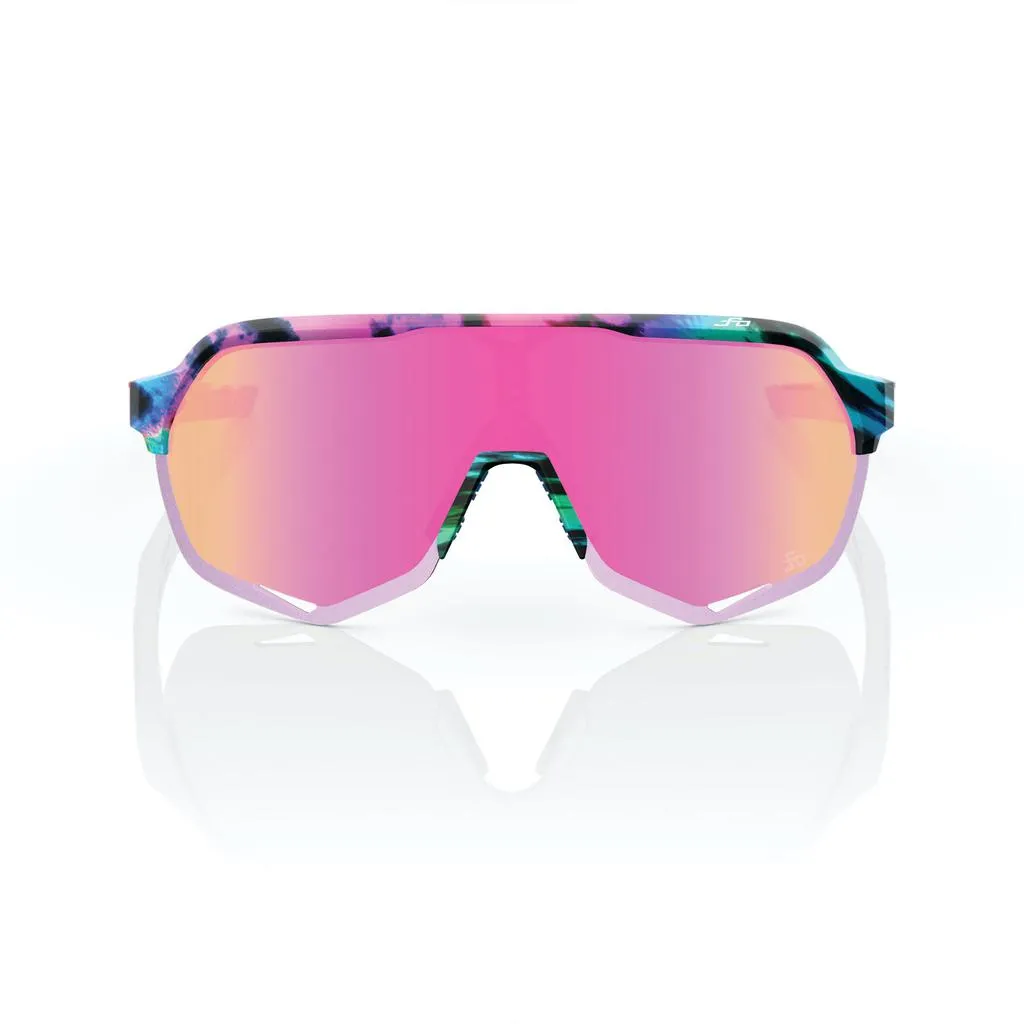 100% S2 - Peter Sagan LE Soft Tact Tie Dye - Purple Multilayer Mirror Lens