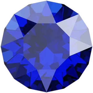 1028 & 1088 Swarovski Chaton & Round Stones, Majestic Blue (296)