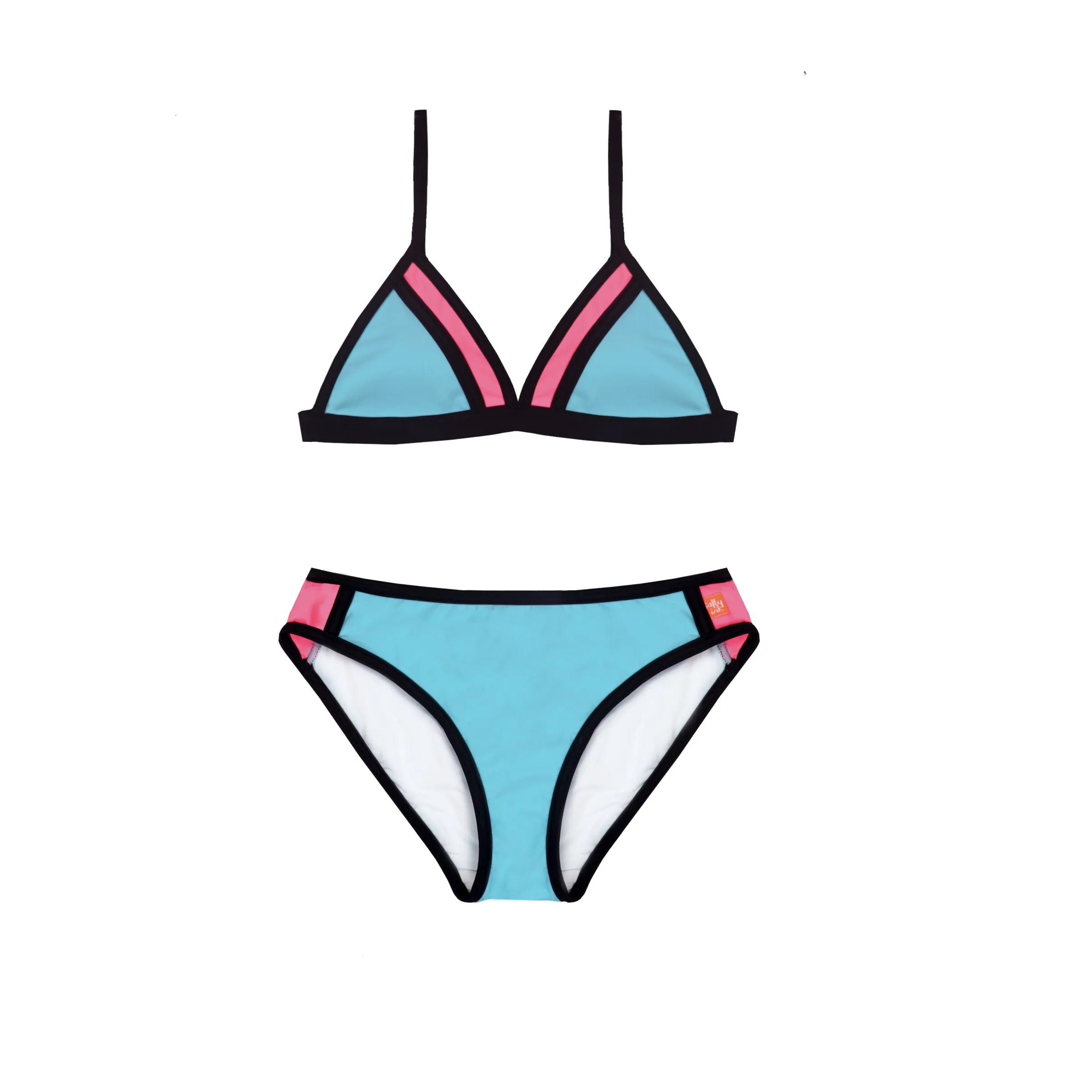 1210 Summer Crush Plain Tri Bikini