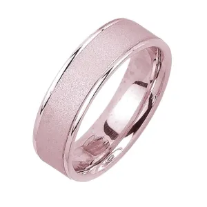 14K or 18K Rose Gold Plain Ring