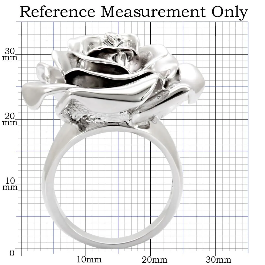 1W044 Rhodium Brass Ring