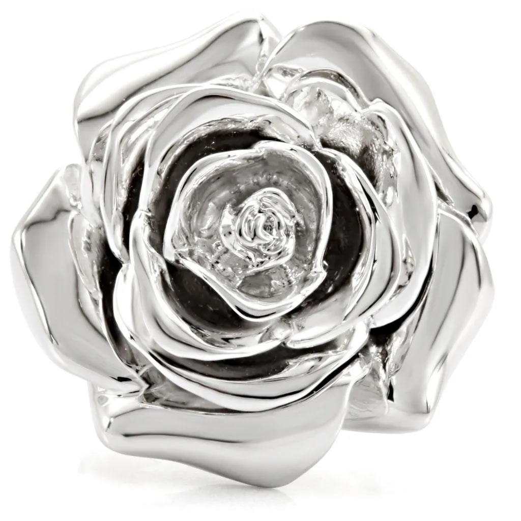 1W044 Rhodium Brass Ring