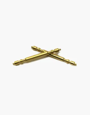 20mm Gold Spring  Bars 1.8mm Rolex Style by LUX Watch Straps