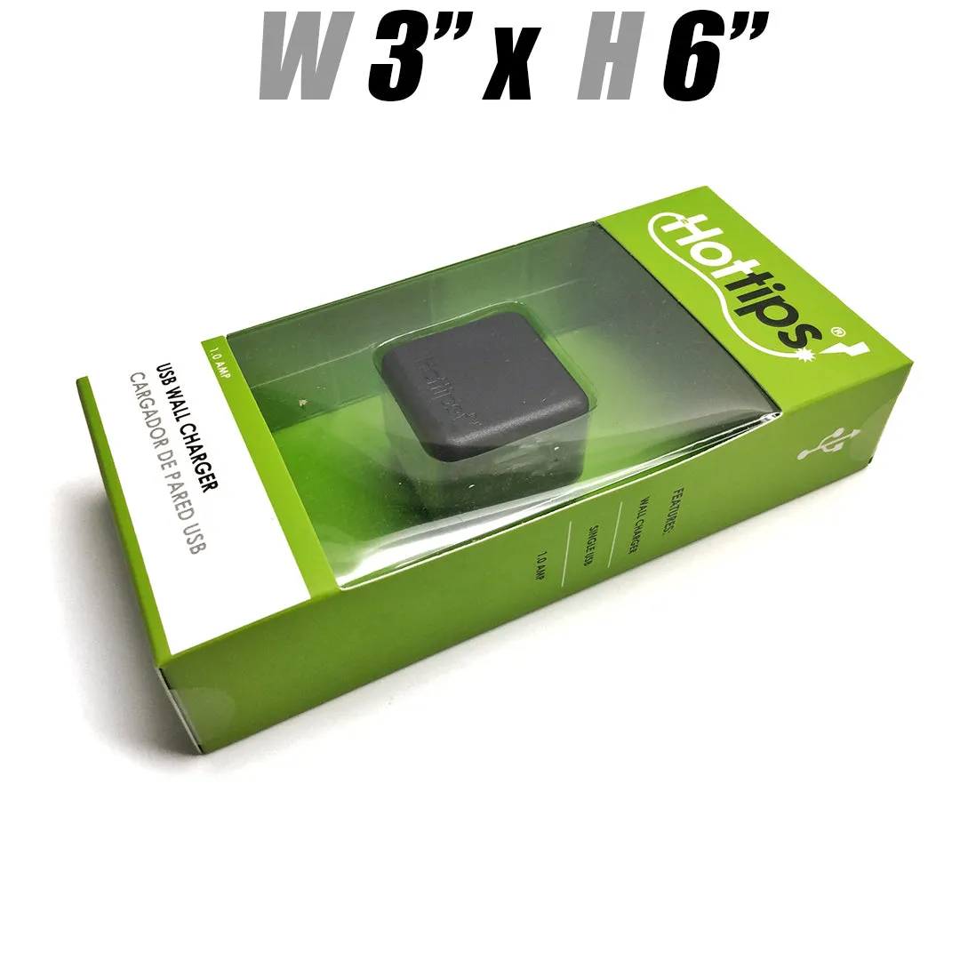 #24625 Hottips 1.0A Compact Wall Charger