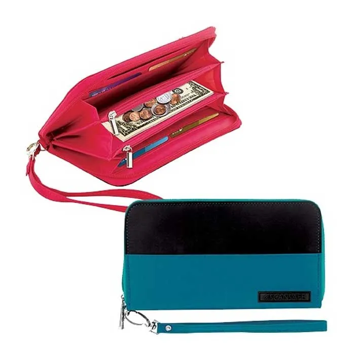 3 Styles : Scansafe RFID Protected Wristlet Wallet
