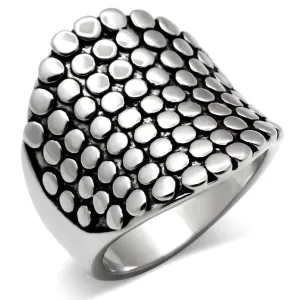 3W194 Rhodium Brass Ring