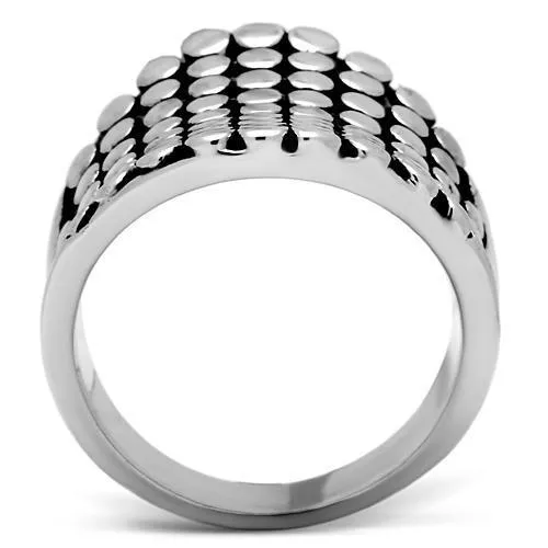 3W194 Rhodium Brass Ring