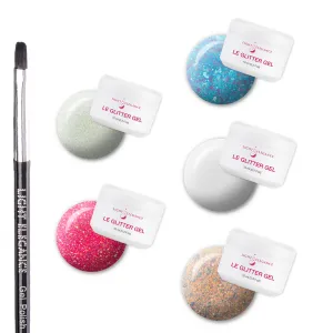5 Popular Glitter Gels Bundle