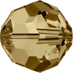 5000 Swarovski Round Beads, Light Colorado Topaz (246)