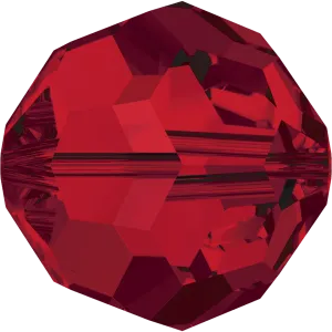 5000 Swarovski Round Beads, Light Siam (227)