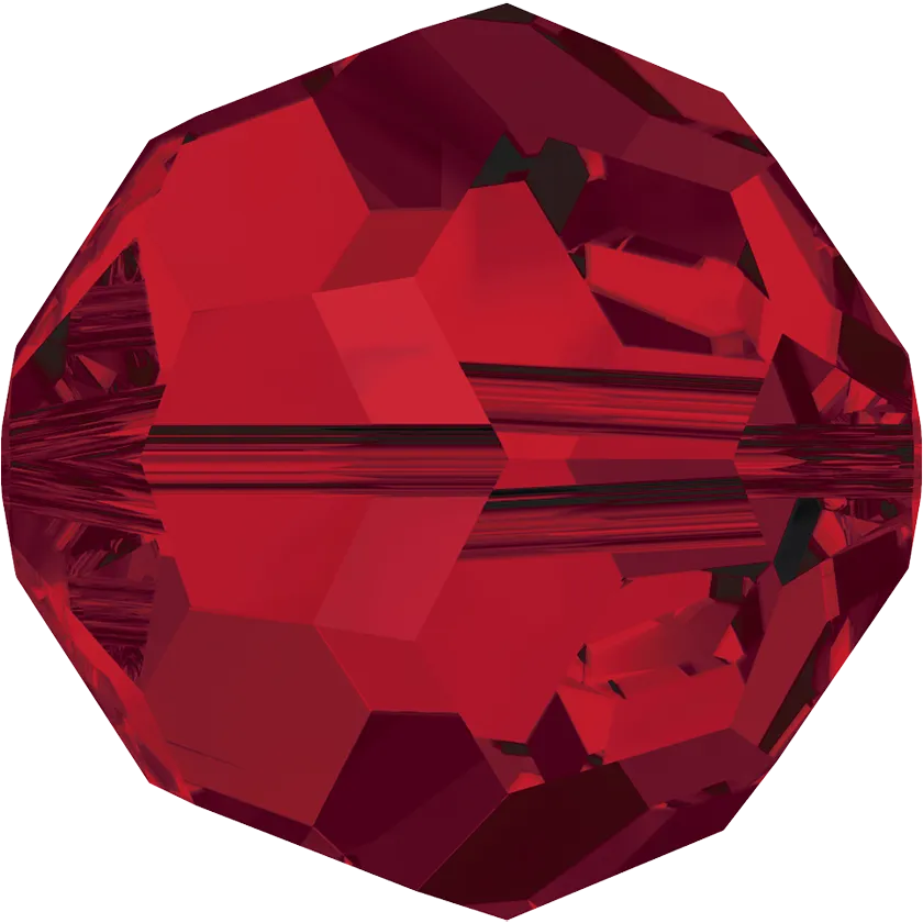 5000 Swarovski Round Beads, Light Siam (227)