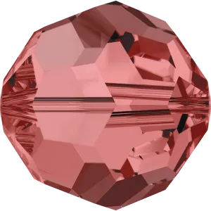 5000 Swarovski Round Beads, Padparadscha (542)