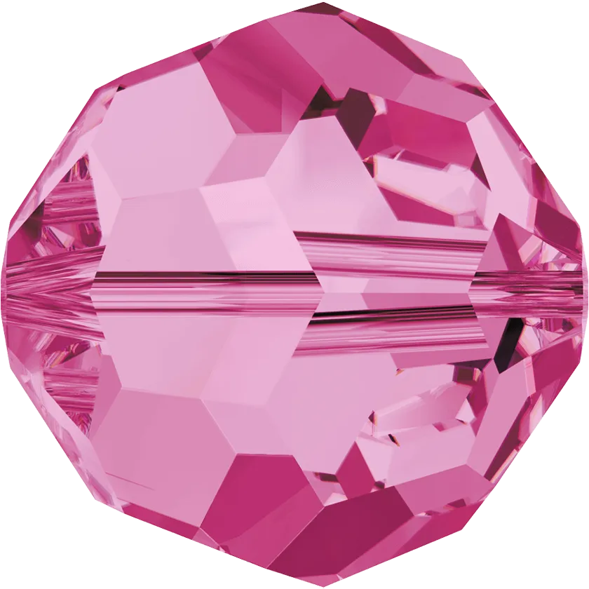 5000 Swarovski Round Beads, Rose (209)