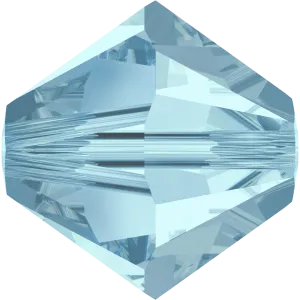 5328 Swarovski Bicone Beads, Aquamarine (202)