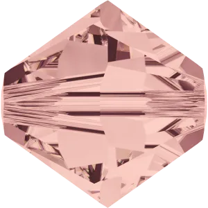 5328 Swarovski Bicone Beads, Blush Rose (257)