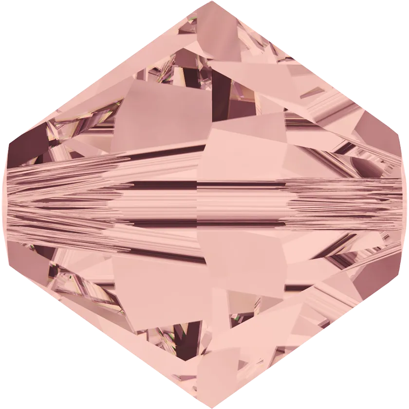 5328 Swarovski Bicone Beads, Blush Rose (257)