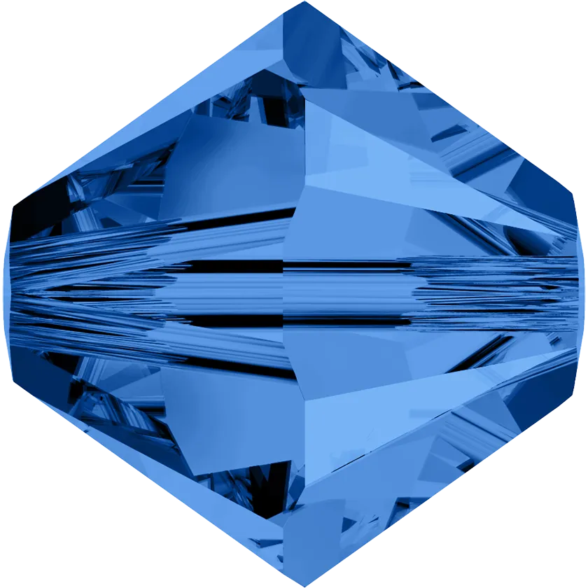 5328 Swarovski Bicone Beads, Capri Blue (243)