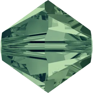 5328 Swarovski Bicone Beads, Erinite (360)