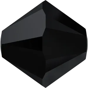 5328 Swarovski Bicone Beads, Jet (280)