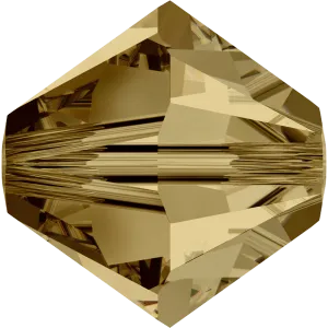 5328 Swarovski Bicone Beads, Light Colorado Topaz (246)