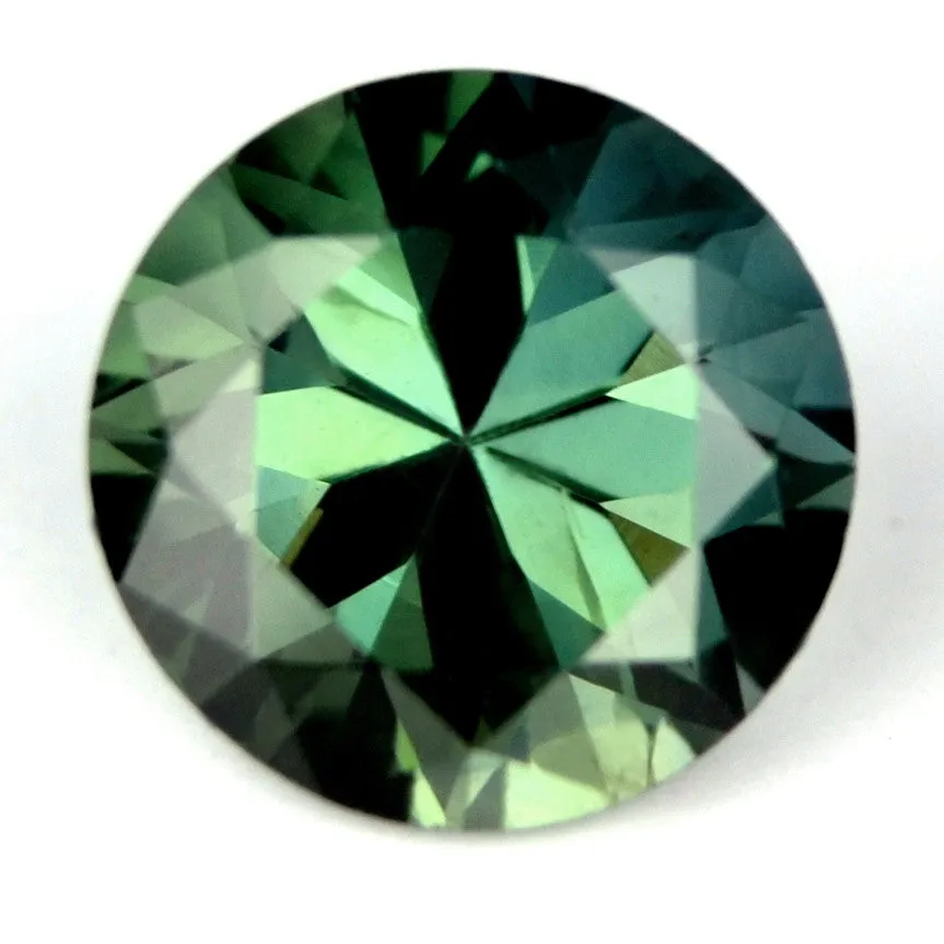 5.42 mm Certified Natural Green Sapphire