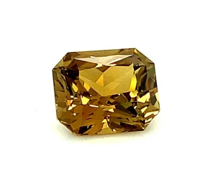 6.40 Carat Golden Zircon, Unset Engagement Ring or Necklace Enhancer Gemstone