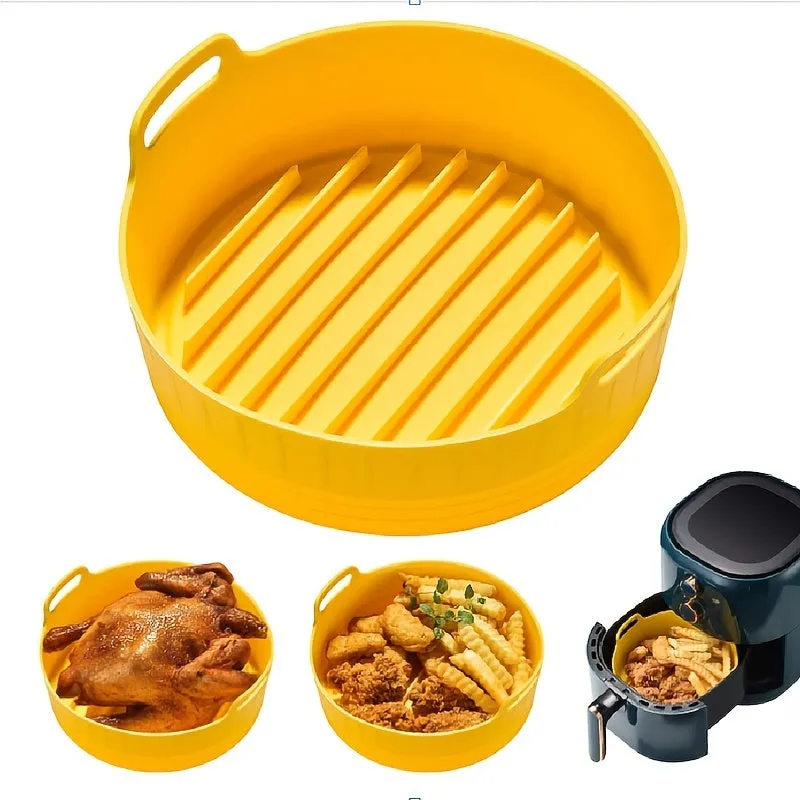 7.5 inch/9.5 inch Silicone Air Fryer Pan
