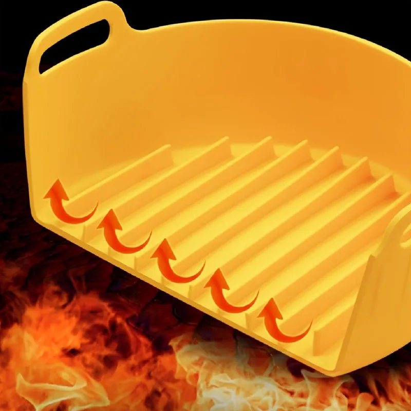 7.5 inch/9.5 inch Silicone Air Fryer Pan