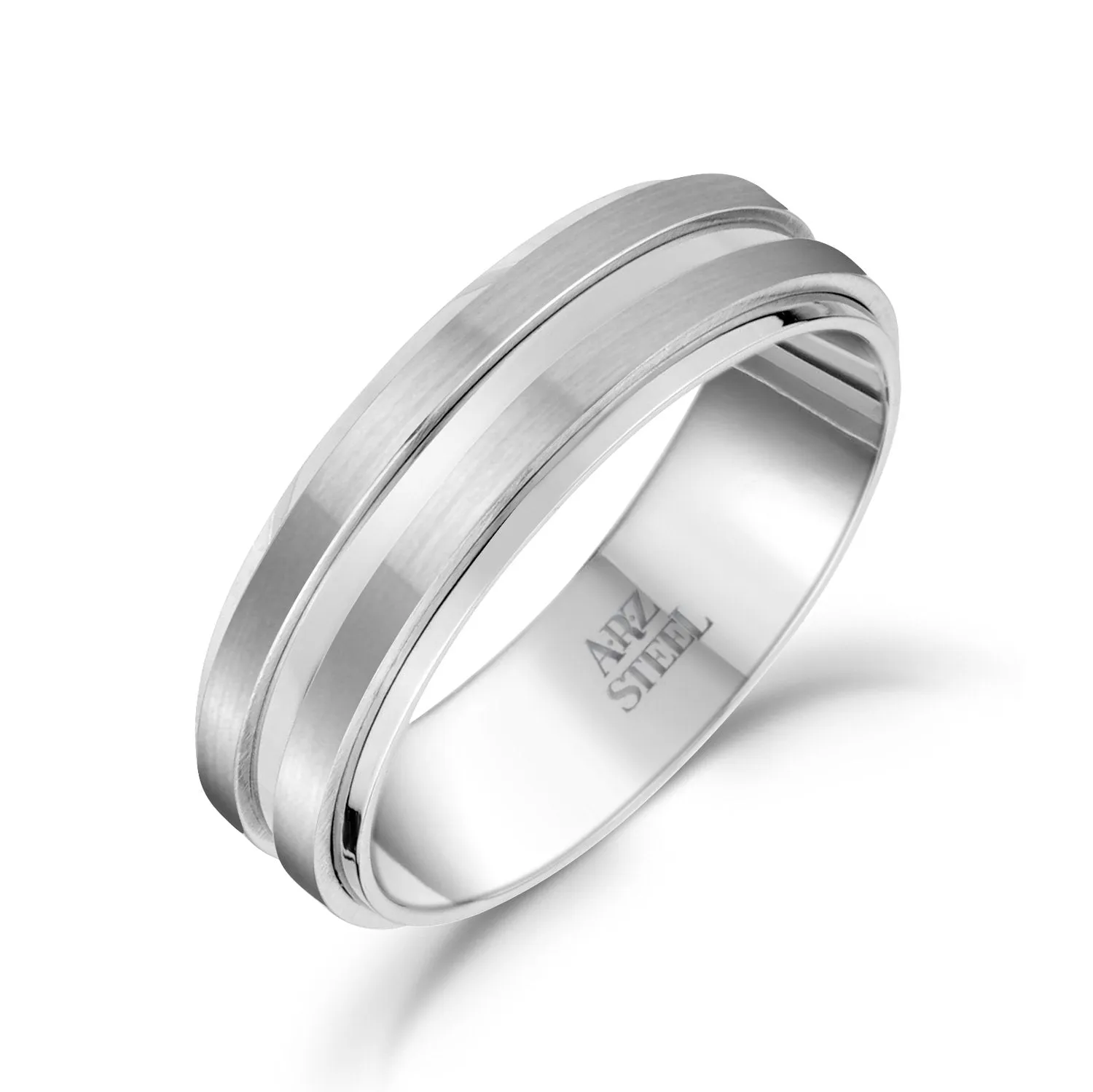 7mm Matte Steel Band