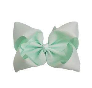 8" Jumbo Grosgrain Mint Ice Boutique Bow