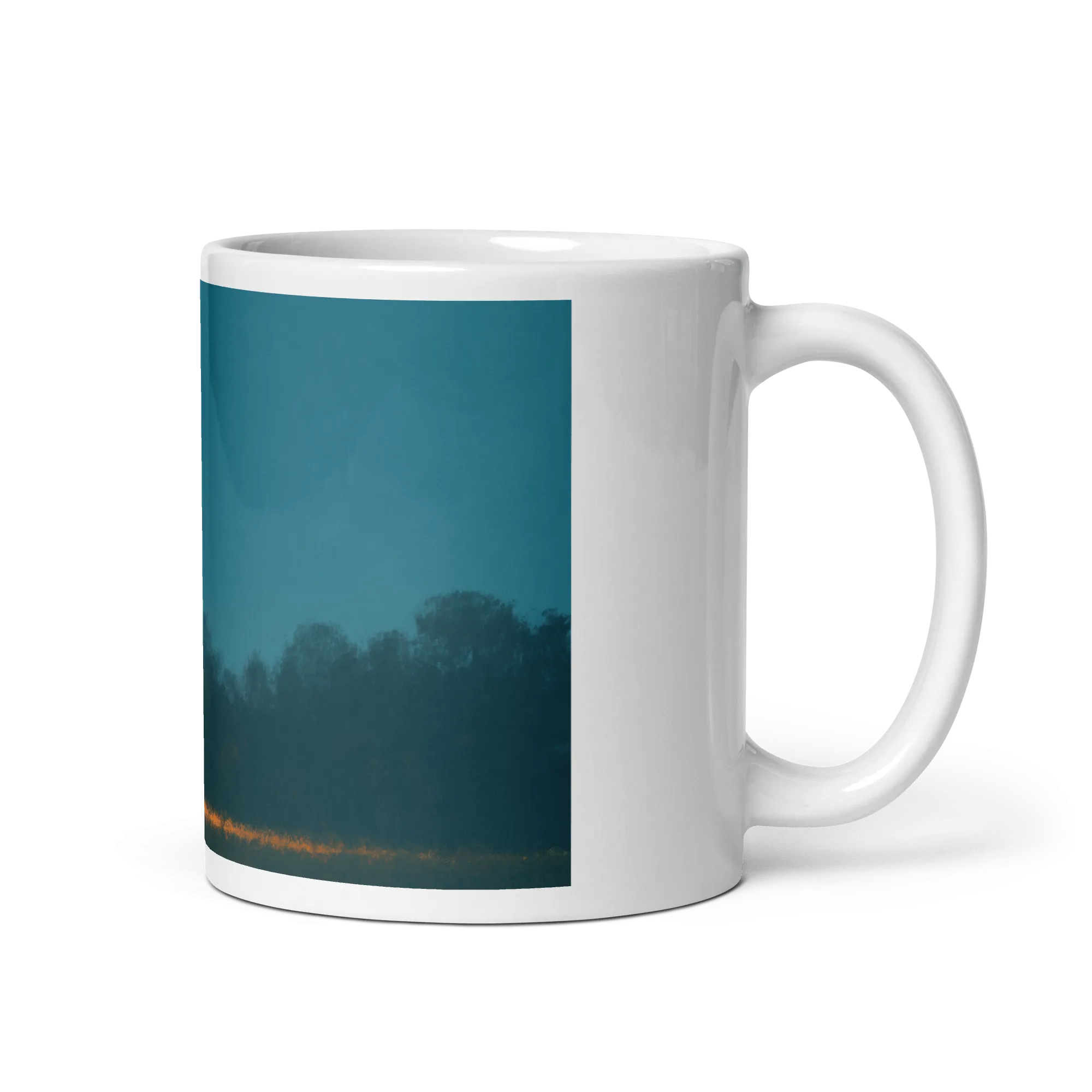 Abduction! White Glossy Mug
