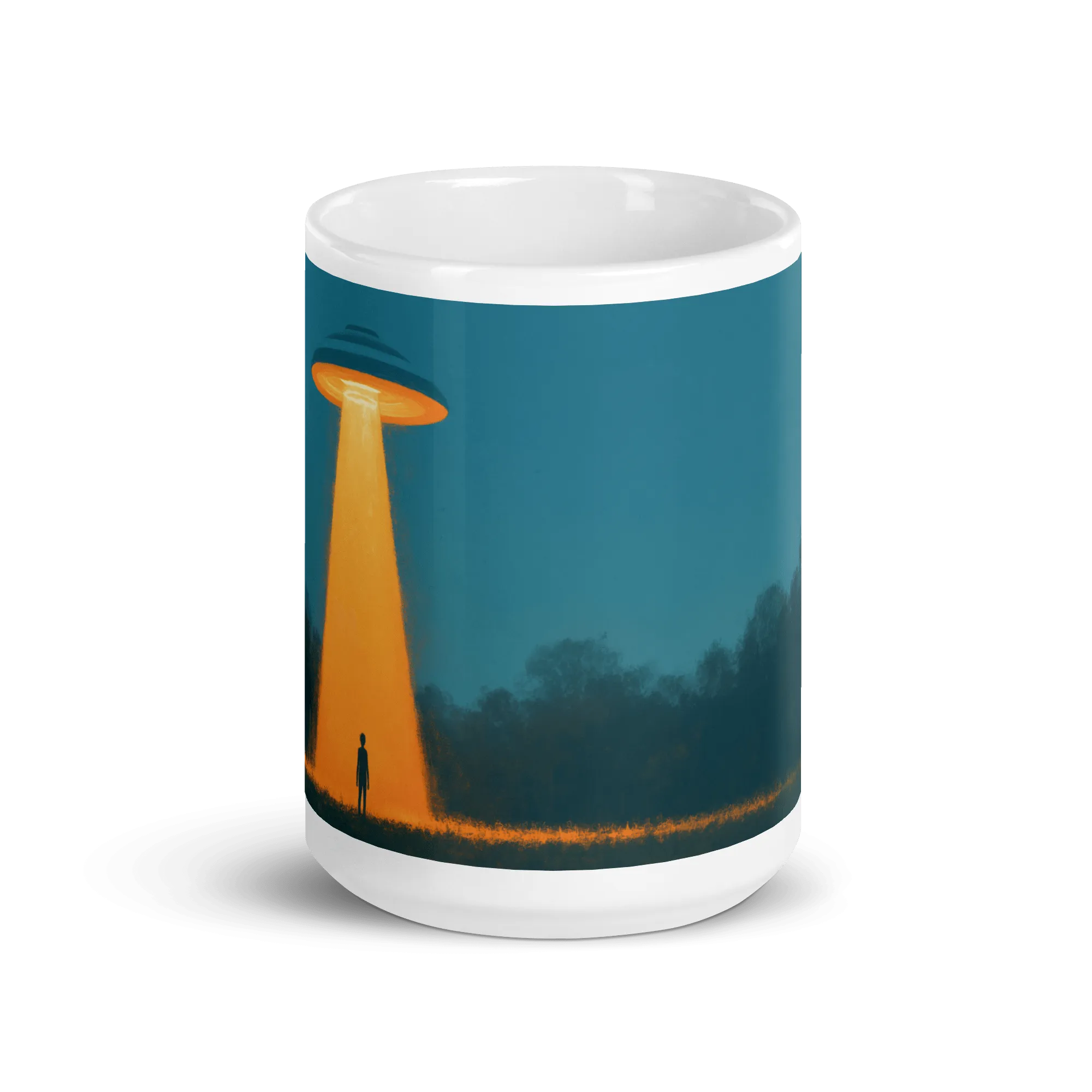 Abduction! White Glossy Mug