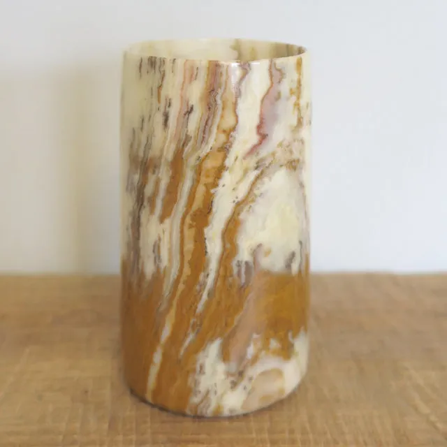 agate stone vase