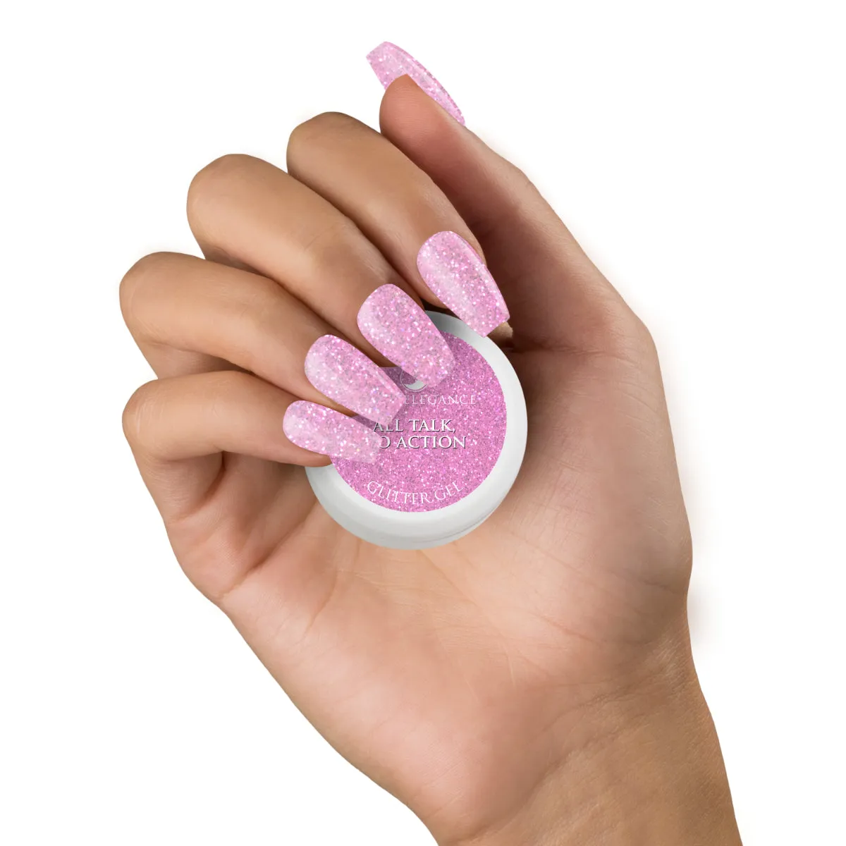 All Talk, No Action, Glitter Gel, 10 ml