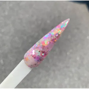 Always in my Heart Acrylic Nail Powder- Orange Glitter Acrylic-Glitter Acrylic Powder - Nail Glitter