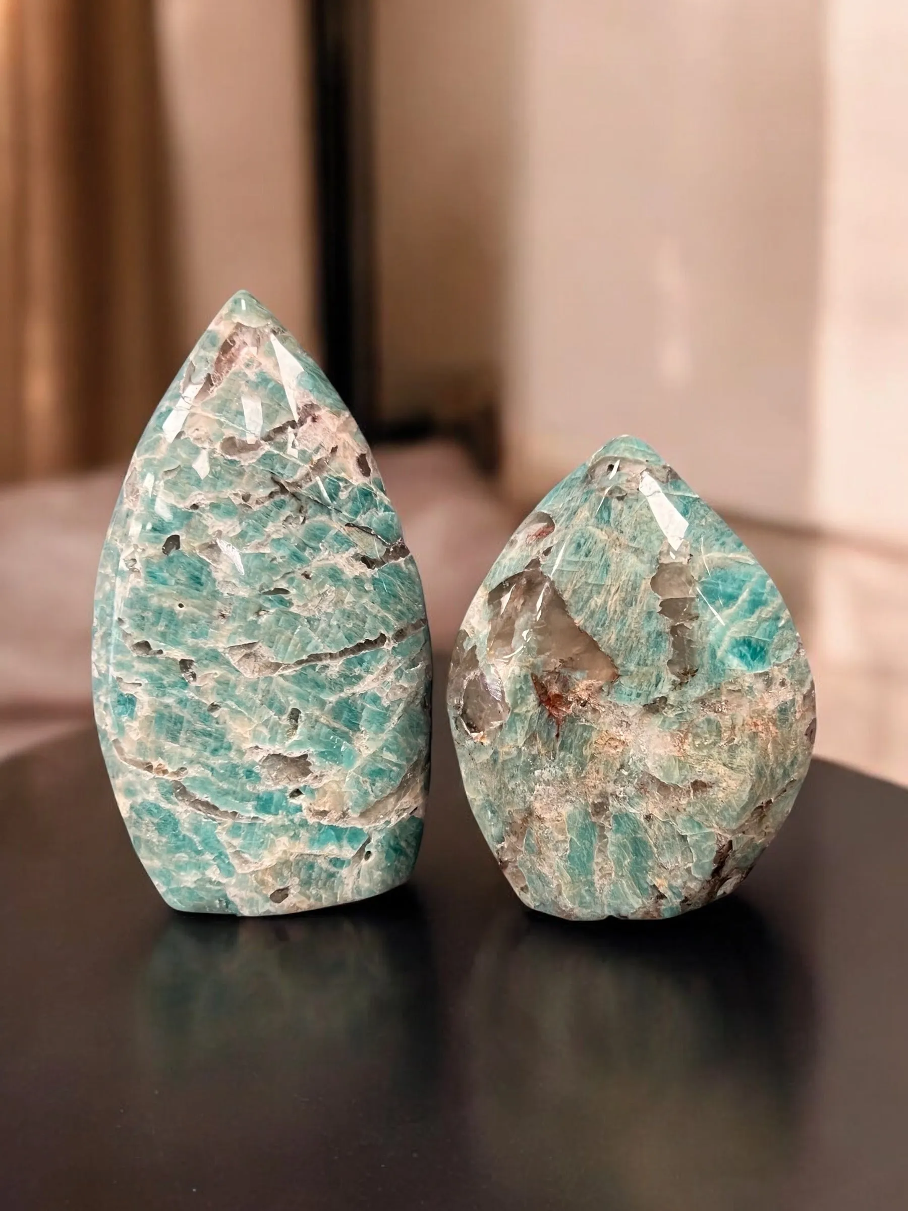 Amazonite Flame, Amazonite Crystal, Amazonite Stone, Gambler's Stone, Prosperity Stone