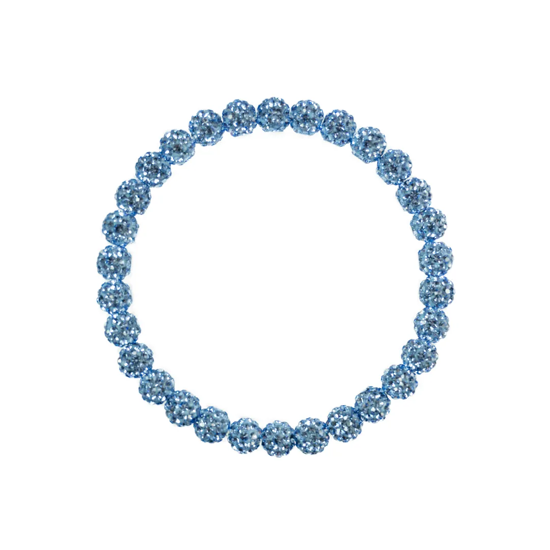 Aquamarine Pavé Radiance Bracelet