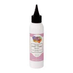 Art Glitter Glue - Drys Clear 4 oz