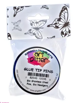 Art Glitter Glue Tip Pin Kit