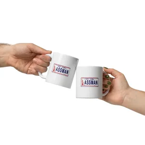 Assman White glossy mug