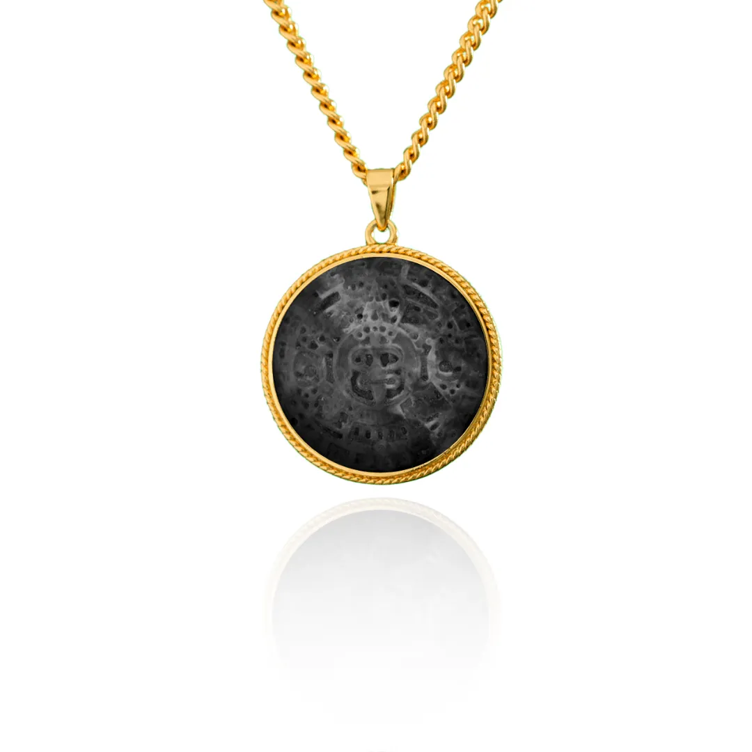 AZTEC SUN STONE (BLACK STONE)