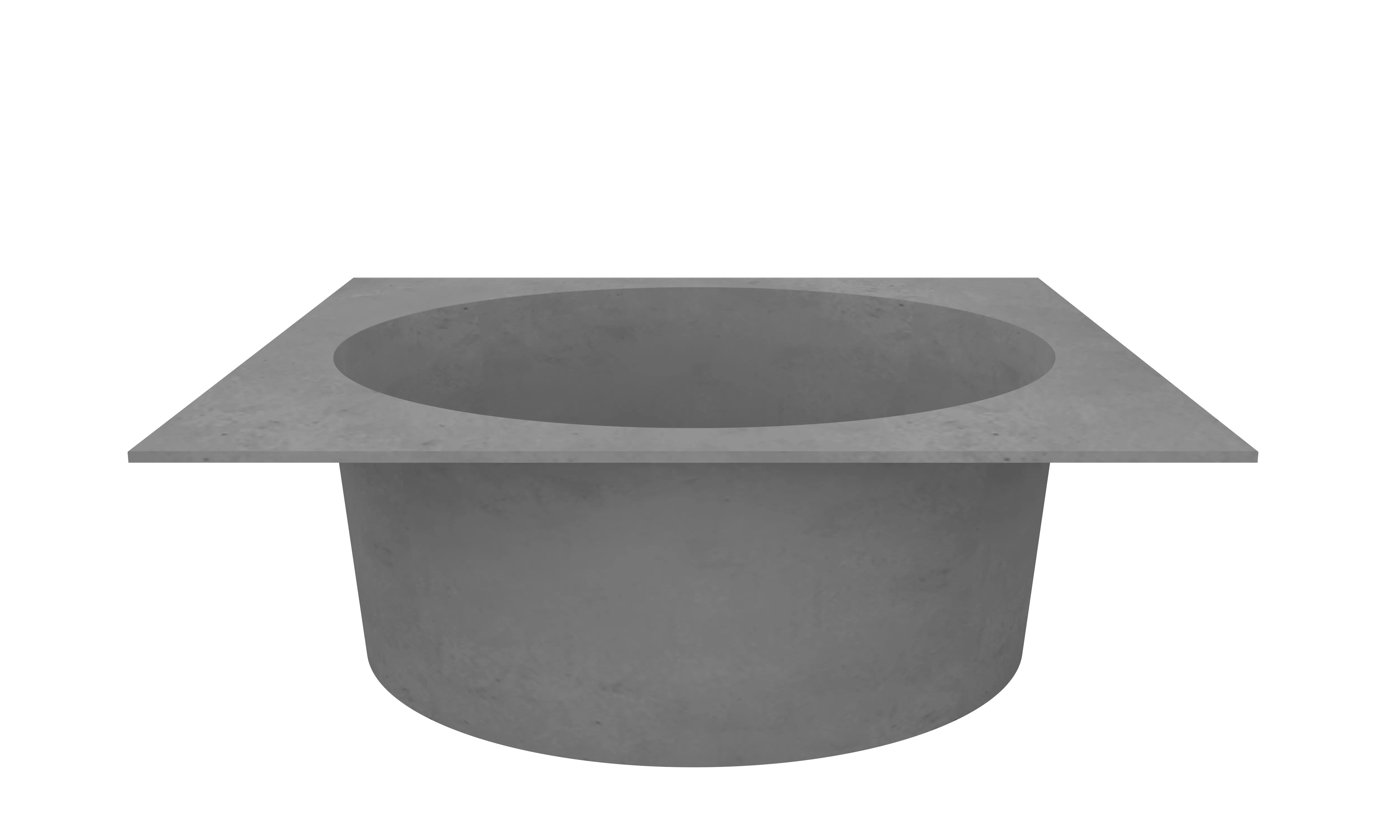Azzio Outdoor Round Bath - 1700 - TC6046A