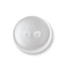 B07/19 - Pearl 2 Hole Poly Cup 19mm Button